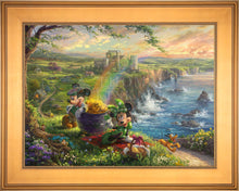 Load image into Gallery viewer, Disney Mickey and Minnie in Ireland - Limited Edition Canvas (JE - Jewel Edition)