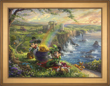 Load image into Gallery viewer, Mickey and Minnie in Ireland - Limited Edition Canvas (SN - Standard Numbered) - ArtOfEntertainment.com