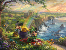 Load image into Gallery viewer, Disney Mickey and Minnie in Ireland - Limited Edition Canvas (JE - Jewel Edition)