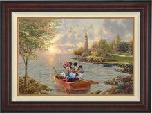 Load image into Gallery viewer, Mickey and Minnie Lighthouse Cove - Limited Edition Canvas (JE - Jewel Edition) - ArtOfEntertainment.com