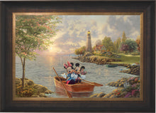 Load image into Gallery viewer, Mickey and Minnie Lighthouse Cove - Limited Edition Canvas (SN - Standard Numbered) - ArtOfEntertainment.com