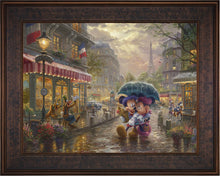 Load image into Gallery viewer, Mickey and Minnie in Paris - Limited Edition Canvas (SN - Standard Numbered) - ArtOfEntertainment.com
