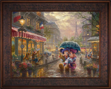 Load image into Gallery viewer, Disney Mickey and Minnie in Paris - Limited Edition Canvas (JE - Jewel Edition) - Art Of Entertainment