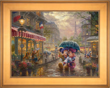 Load image into Gallery viewer, Disney Mickey and Minnie in Paris - Limited Edition Canvas (JE - Jewel Edition) - Art Of Entertainment