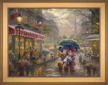 Load image into Gallery viewer, Mickey and Minnie in Paris - Limited Edition Canvas (SN - Standard Numbered) - ArtOfEntertainment.com