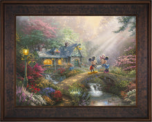 Load image into Gallery viewer, Mickey and Minnie - Sweetheart Bridge - Limited Edition Canvas (SN - Standard Numbered) - ArtOfEntertainment.com