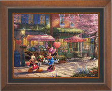 Load image into Gallery viewer, Mickey and Minnie - Sweetheart Café - Limited Edition Canvas (SN - Standard Numbered) - ArtOfEntertainment.com