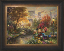 Load image into Gallery viewer, Mickey and Minnie - Sweetheart Central Park - Limited Edition Canvas (SN - Standard Numbered) - ArtOfEntertainment.com