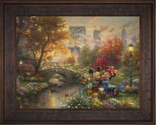 Load image into Gallery viewer, Mickey and Minnie - Sweetheart Central Park - Limited Edition Canvas (SN - Standard Numbered) - ArtOfEntertainment.com