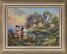 Load image into Gallery viewer, Mickey and Minnie - Sweetheart Cove - Limited Edition Canvas (SN - Standard Numbered) - ArtOfEntertainment.com