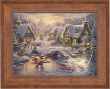 Load image into Gallery viewer, Mickey and Minnie - Sweetheart Holiday - Limited Edition Canvas (SN - Standard Numbered) - ArtOfEntertainment.com