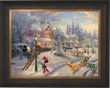 Load image into Gallery viewer, Mickey's Victorian Christmas - Limited Edition Canvas (JE - Jewel Edition) - ArtOfEntertainment.com