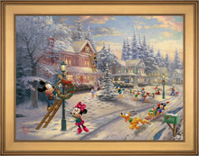 Load image into Gallery viewer, Mickey's Victorian Christmas - Limited Edition Canvas (JE - Jewel Edition) - ArtOfEntertainment.com