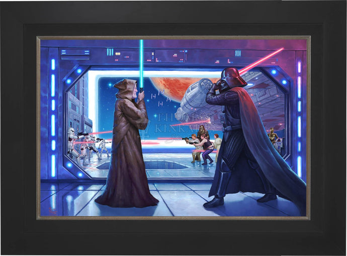 Obi-Wan's Final Battle - Limited Edition Canvas (SN - Standard Numbered) - ArtOfEntertainment.com