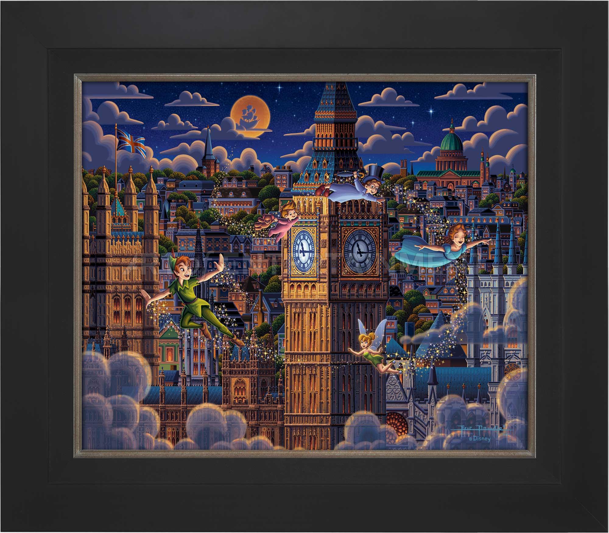 Peter Pan Learning to Fly - Limited Edition Canvas (SN - Standard Numbered) - Art Of Entertainment