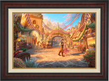 Load image into Gallery viewer, Rapunzel Dancing in the Sunlit Courtyard - Limited Edition Canvas (SN - Standard Numbered) - ArtOfEntertainment.com