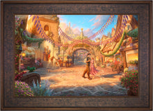 Load image into Gallery viewer, Rapunzel Dancing in the Sunlit Courtyard - Limited Edition Canvas (SN - Standard Numbered) - ArtOfEntertainment.com