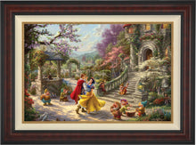 Load image into Gallery viewer, Snow White Dancing in the Sunlight - Limited Edition Canvas (JE - Jewel Edition) - ArtOfEntertainment.com