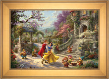 Load image into Gallery viewer, Snow White Dancing in the Sunlight - Limited Edition Canvas (JE - Jewel Edition) - ArtOfEntertainment.com