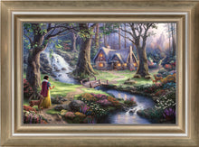 Load image into Gallery viewer, Snow White Discovers the Cottage - Limited Edition Canvas (SN - Standard Numbered) - ArtOfEntertainment.com