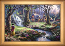 Load image into Gallery viewer, Snow White Discovers the Cottage - Limited Edition Canvas (SN - Standard Numbered) - ArtOfEntertainment.com