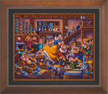 Load image into Gallery viewer, Snow White Dancing with the Dwarfs - Limited Edition Canvas (SN - Standard Numbered) - ArtOfEntertainment.com