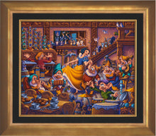 Load image into Gallery viewer, Snow White Dancing with the Dwarfs - Limited Edition Canvas (SN - Standard Numbered) - ArtOfEntertainment.com