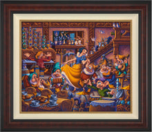 Load image into Gallery viewer, Snow White Dancing with the Dwarfs - Limited Edition Canvas (SN - Standard Numbered) - ArtOfEntertainment.com