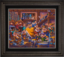 Load image into Gallery viewer, Snow White Dancing with the Dwarfs - Limited Edition Canvas (SN - Standard Numbered) - ArtOfEntertainment.com