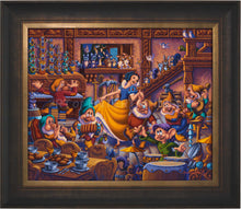 Load image into Gallery viewer, Snow White Dancing with the Dwarfs - Limited Edition Canvas (SN - Standard Numbered) - ArtOfEntertainment.com