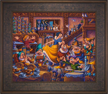 Load image into Gallery viewer, Snow White Dancing with the Dwarfs - Limited Edition Canvas (SN - Standard Numbered) - ArtOfEntertainment.com