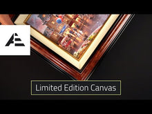 Load and play video in Gallery viewer, Disney Tinker Bell and Peter Pan Fly to Neverland - Limited Edition Canvas (SN - Standard Numbered)