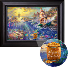 Load image into Gallery viewer, The Little Mermaid - 17" x 23" Personalized Canvas 97450