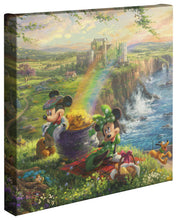 Load image into Gallery viewer, Mickey and Minnie in Ireland - Gallery Wrapped Canvas