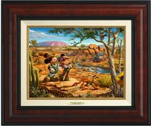 Load image into Gallery viewer, Mickey And Minnie In The Outback - Canvas Classics