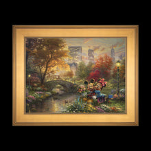 Load image into Gallery viewer, Disney Mickey and Minnie - Sweetheart Central Park - Limited Edition Canvas (JE - Jewel Edition)