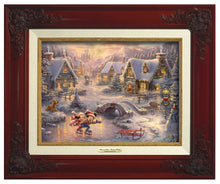 Load image into Gallery viewer, Disney Mickey and Minnie - Sweetheart Holiday - Canvas Classics