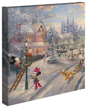 Load image into Gallery viewer, Mickey's Victorian Christmas - Gallery Wrapped Canvas - ArtOfEntertainment.com