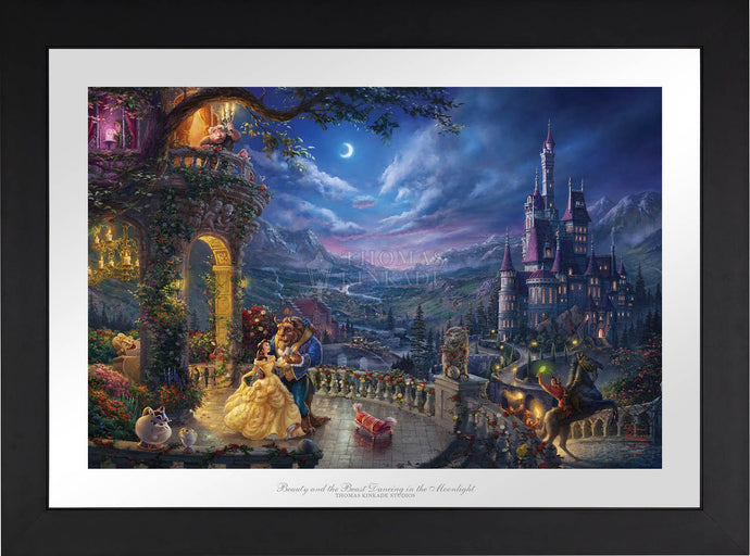 Beauty and the Beast Dancing in the Moonlight - Limited Edition Paper (SN - Standard Numbered) - ArtOfEntertainment.com