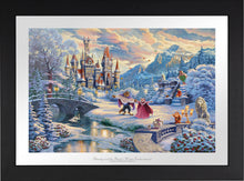 Load image into Gallery viewer, Beauty and the Beast's Winter Enchantment - Limited Edition Paper (SN - Standard Numbered) - ArtOfEntertainment.com