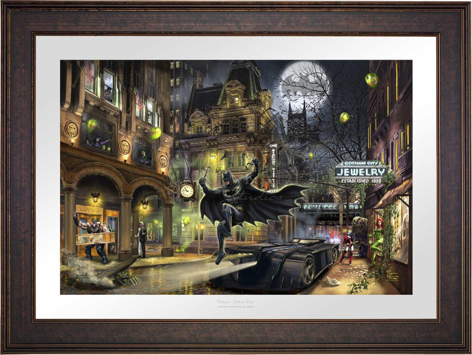 Batman™ Gotham City™ - Limited Edition Paper (SN - Standard Numbered) - Art Of Entertainment