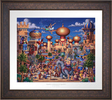 Load image into Gallery viewer, Aladdin - Celebration in Agrabah - Limited Edition Paper (SN - Standard Numbered) - Art Of Entertainment
