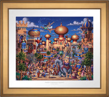 Load image into Gallery viewer, Aladdin - Celebration in Agrabah - Limited Edition Paper (SN - Standard Numbered) - Art Of Entertainment