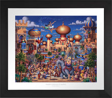 Load image into Gallery viewer, Aladdin - Celebration in Agrabah - Limited Edition Paper (SN - Standard Numbered) - Art Of Entertainment