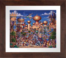 Load image into Gallery viewer, Aladdin - Celebration in Agrabah - Limited Edition Paper (SN - Standard Numbered) - Art Of Entertainment