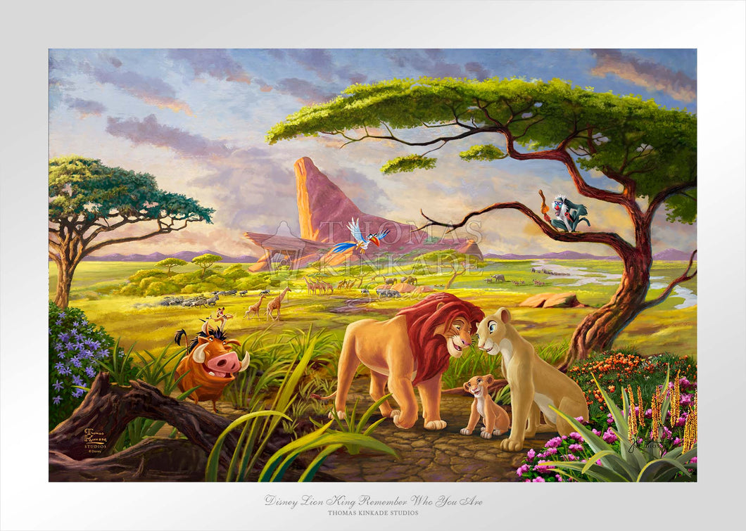Disney The Lion King Remember Who You Are - Limited Edition Paper (SN - Standard Numbered)