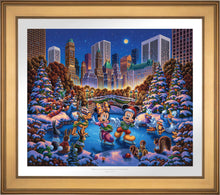 Load image into Gallery viewer, Mickey and Friends Skating in Central Park - Limited Edition Paper (AP - Artist Proof) - ArtOfEntertainment.com