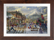 Load image into Gallery viewer, Disney Mickey and Minnie Candy Cane Express - Limited Edition Paper (SN - Standard Numbered)
