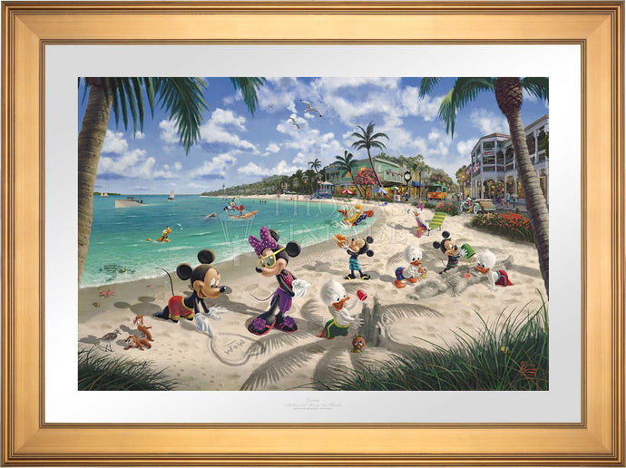 Disney Mickey and Minnie in Florida - Limited Edition Paper (SN - Standard Numbered) - Art Of Entertainment