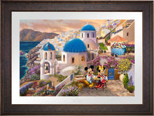 Load image into Gallery viewer, Disney Mickey and Minnie in Greece - Limited Edition Paper (SN - Standard Numbered) - Art Of Entertainment